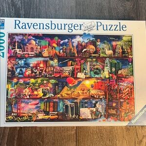 NEW SEALED Ravensburger World Of Books Puzzle 2000pc